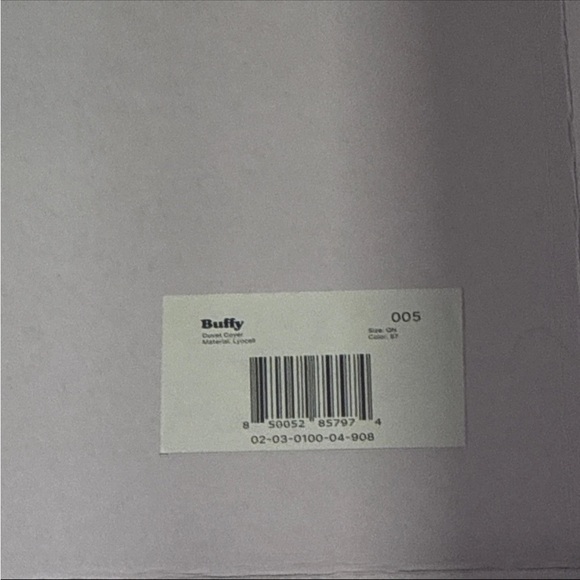 NWT Buffy Breeze Duvet Cover in Moss Full/Queen - Picture 6 of 8